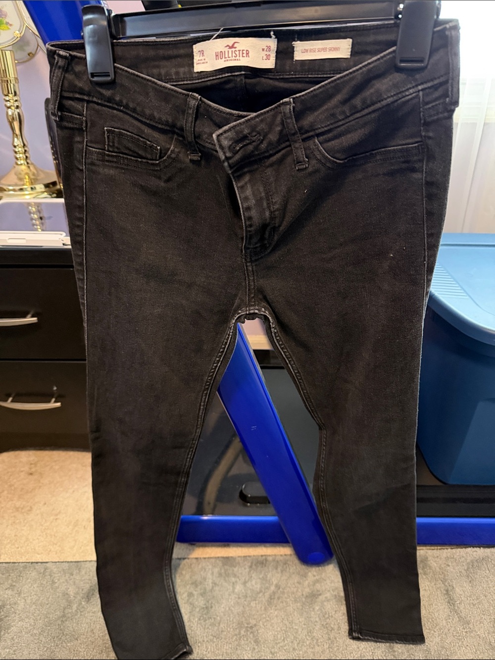Hollister Women's Black Skinny Jeans